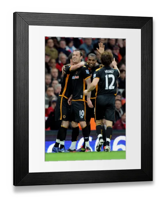 Framed Print : Steven Fletcher's Equalizing Goal: Wolverhampton Wanderers vs. Arsenal in the Premier League Framed Print : Steven Fletcher's Equalizing Goal: Wolverhampton Wanderers vs. Arsenal in the Premier League