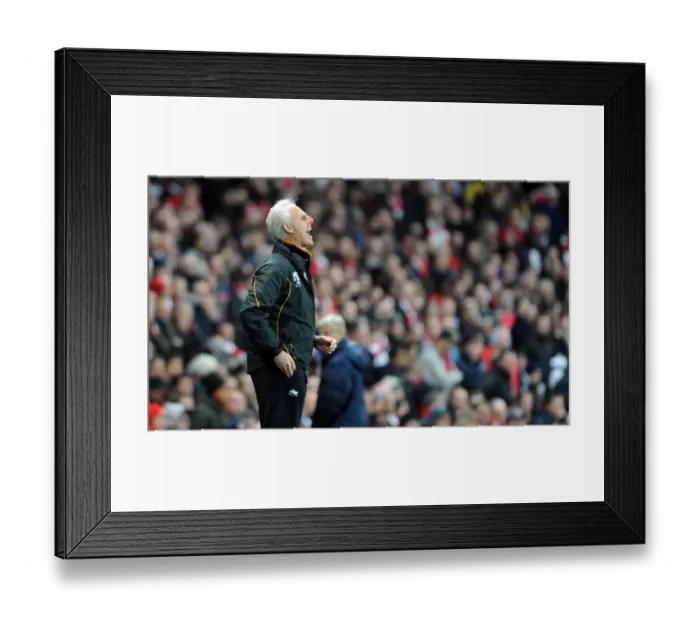 Framed Print : Mick McCarthy Leads Wolverhampton Wanderers Against Arsenal in the Barclays Premier League Framed Print : Mick McCarthy Leads Wolverhampton Wanderers Against Arsenal in the Barclays Premier League