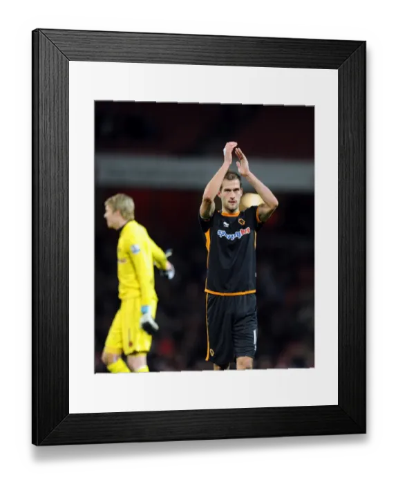 Framed Print : SOCCER - Barclays Premier League - Arsenal v Wolverhampton Wanderers