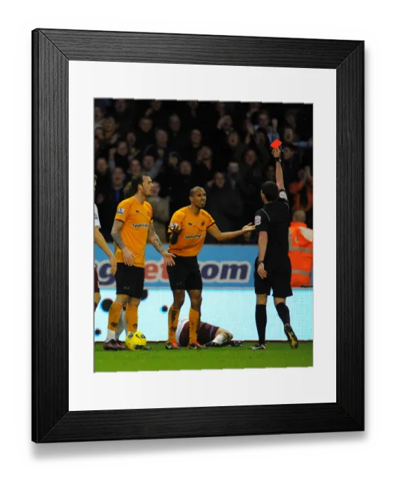 Framed Print : Soccer : Barclays Premier League - Wolverhampton Wanderers v Aston Villa