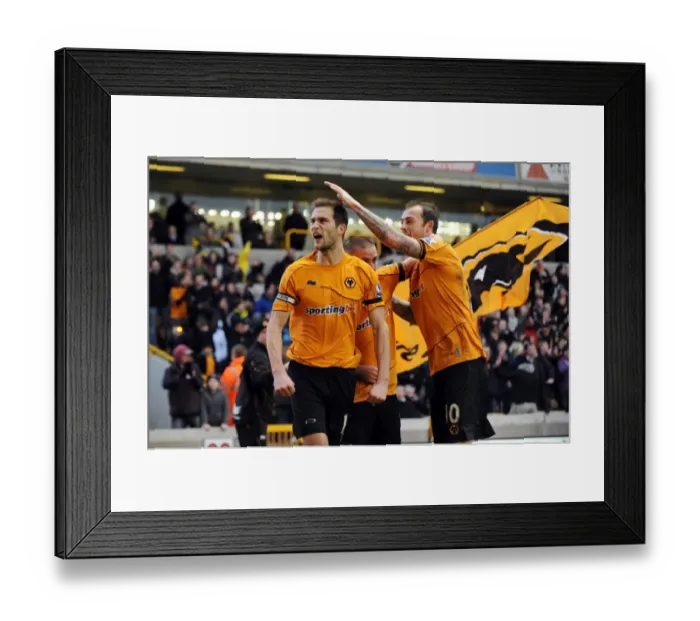 Framed Print : SOCCER - Barclays Premier League - Wolverhampton Wanderers v Aston Villa