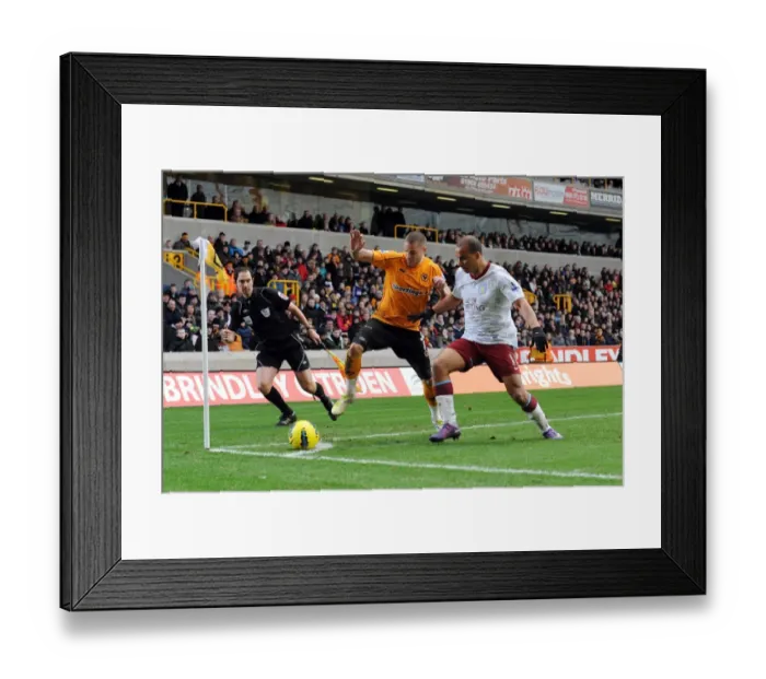Framed Print : Clash of the Midlands: Kightly vs Agbonlahor - Wolverhampton Wanderers vs Aston Villa, Barclays Premier League Framed Print : Clash of the Midlands: Kightly vs Agbonlahor - Wolverhampton Wanderers vs Aston Villa, Barclays Premier League