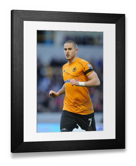 Framed Print : Michael Kightly in Action: Wolverhampton Wanderers vs Aston Villa - Barclays Premier League Soccer Framed Print : Michael Kightly in Action: Wolverhampton Wanderers vs Aston Villa - Barclays Premier League Soccer