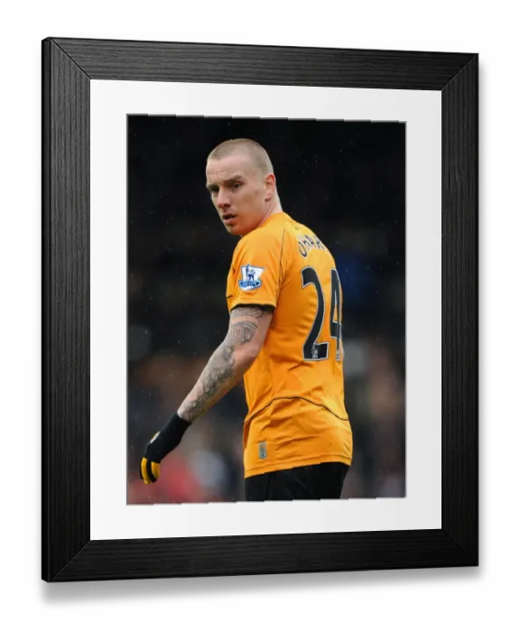 Framed Print : Jamie O'Hara in Action: Wolverhampton Wanderers vs. Fulham - Barclays Premier League Soccer Framed Print : Jamie O'Hara in Action: Wolverhampton Wanderers vs. Fulham - Barclays Premier League Soccer
