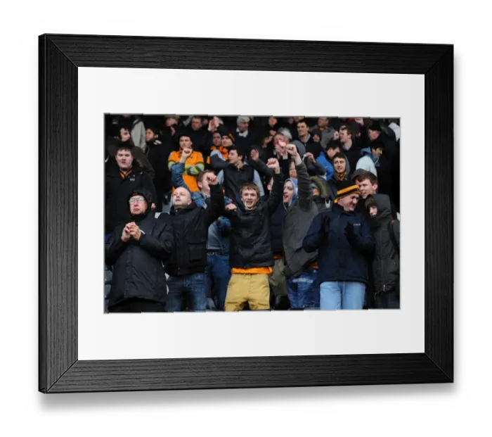 Framed Print : Unwavering Wolves: A Sea of Support Amidst Fulham's 5-0 Lead Framed Print : Unwavering Wolves: A Sea of Support Amidst Fulham's 5-0 Lead