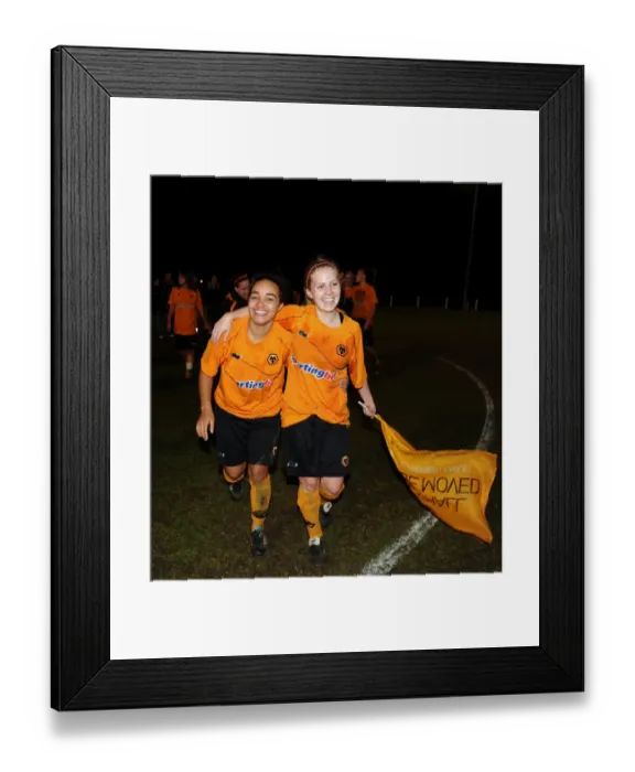 Framed Print : Wolves Women: Midland Women's Combination League Champions 2023