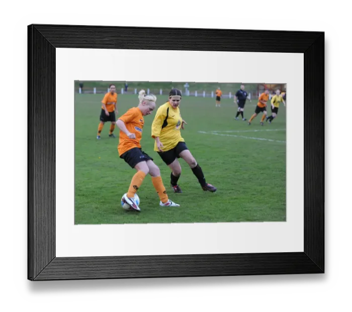 Framed Print : Midland Women's Combination: Wolves Women vs. Leafield Athletic Soccer Match Framed Print : Midland Women's Combination: Wolves Women vs. Leafield Athletic Soccer Match
