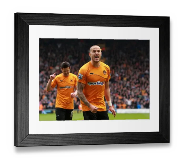 Framed Print : Michael Kightly Scores the Opener: Wolves vs. Bolton Wanderers, Barclays Premier League, Molineux Stadium Framed Print : Michael Kightly Scores the Opener: Wolves vs. Bolton Wanderers, Barclays Premier League, Molineux Stadium