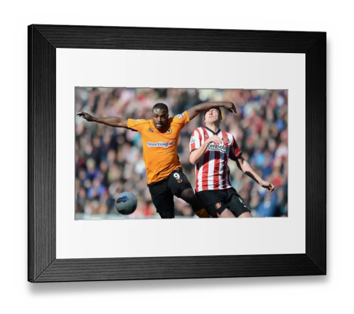 Framed Print : Soccer - Barclays Premier League - Sunderland v Wolverhampton Wanderers - Stadium of Light Framed Print : Soccer - Barclays Premier League - Sunderland v Wolverhampton Wanderers - Stadium of Light