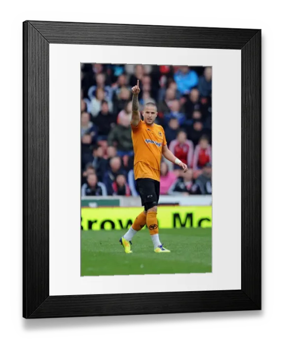 Framed Print : Soccer - Barclays Premier League - Stoke City v Wolverhampton Wanderers - Britannia Stadium Framed Print : Soccer - Barclays Premier League - Stoke City v Wolverhampton Wanderers - Britannia Stadium