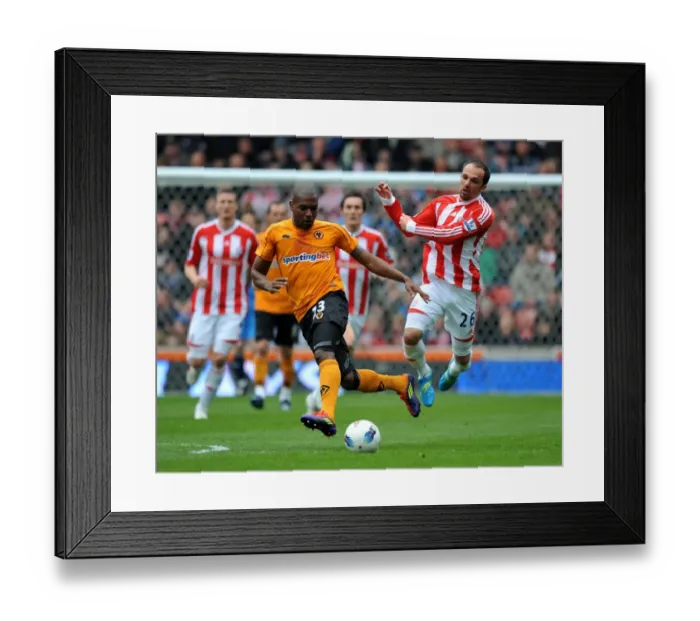 Framed Print : Wolverhampton Wanderers vs Stoke City: A Tactical Battle - Ronald Zubar vs Matthew Etherington Framed Print : Wolverhampton Wanderers vs Stoke City: A Tactical Battle - Ronald Zubar vs Matthew Etherington