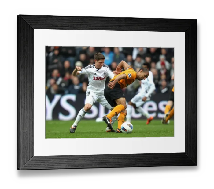 Framed Print : Barclays Premier League - Swansea City v Wolverhampton Wanderers - Liberty Stadium Framed Print : Barclays Premier League - Swansea City v Wolverhampton Wanderers - Liberty Stadium