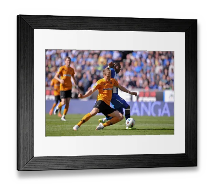Framed Print : Barclays Premier League - Wigan Athletic v Wolverhampton Wanderers - DW Stadium Framed Print : Barclays Premier League - Wigan Athletic v Wolverhampton Wanderers - DW Stadium