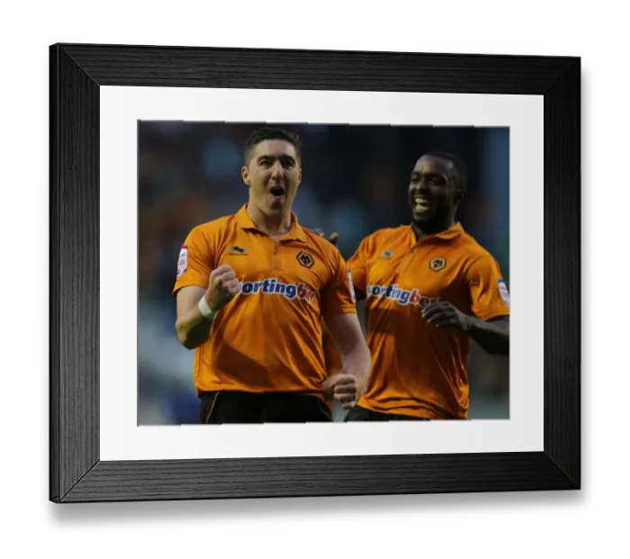 Framed Print : Stephen Ward's Opener: Wolverhampton Wanderers vs Barnsley in Championship (2012) Framed Print : Stephen Ward's Opener: Wolverhampton Wanderers vs Barnsley in Championship (2012)