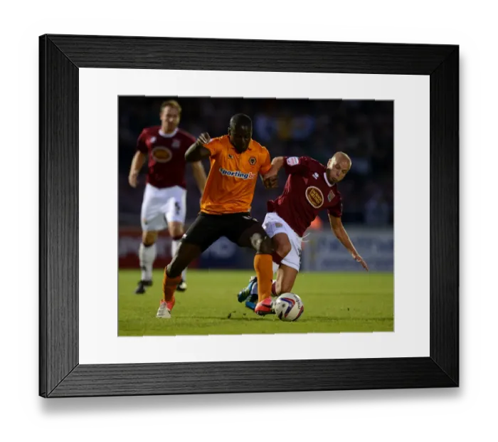 Framed Print : Wolverhampton Wanderers vs Northampton Town: A Capital One Cup Showdown - Luke Gutteridge vs Frank Nouble (August 30, 2012) Framed Print : Wolverhampton Wanderers vs Northampton Town: A Capital One Cup Showdown - Luke Gutteridge vs Frank Nouble (August 30, 2012)