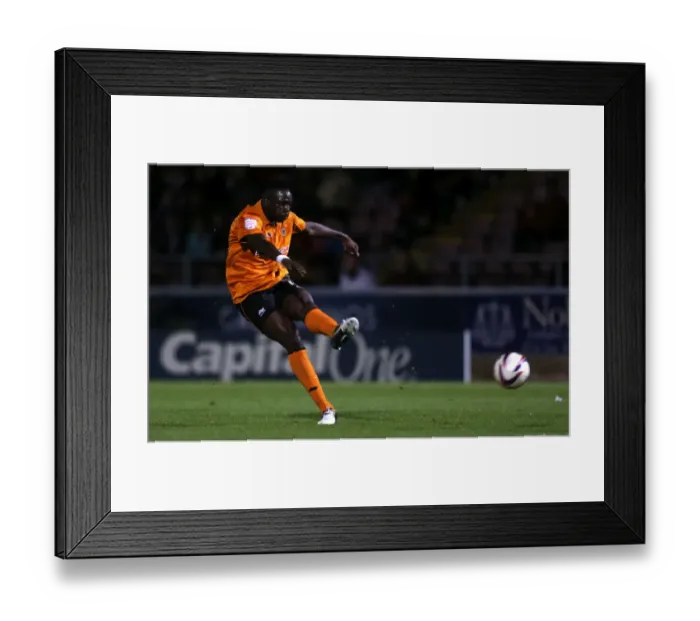 Framed Print : Bakary Sako's Hat-Trick: Wolverhampton Wanderers vs. Northampton Town in Capital One Cup Framed Print : Bakary Sako's Hat-Trick: Wolverhampton Wanderers vs. Northampton Town in Capital One Cup