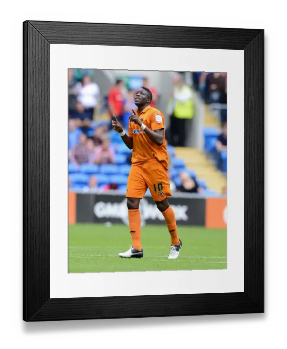 Framed Print : Bakary Sako Scores First Goal for Wolverhampton Wanderers Against Cardiff City (September 2, 2012) Framed Print : Bakary Sako Scores First Goal for Wolverhampton Wanderers Against Cardiff City (September 2, 2012)