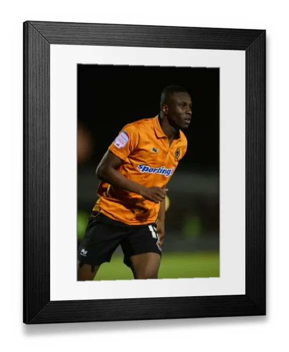 Framed Print : Wolverhampton Wanderers Razak Boukari Scores the Winning Goal Against Northampton Town in Capital One Cup Round 2 at Sixfields Stadium (September 2012)