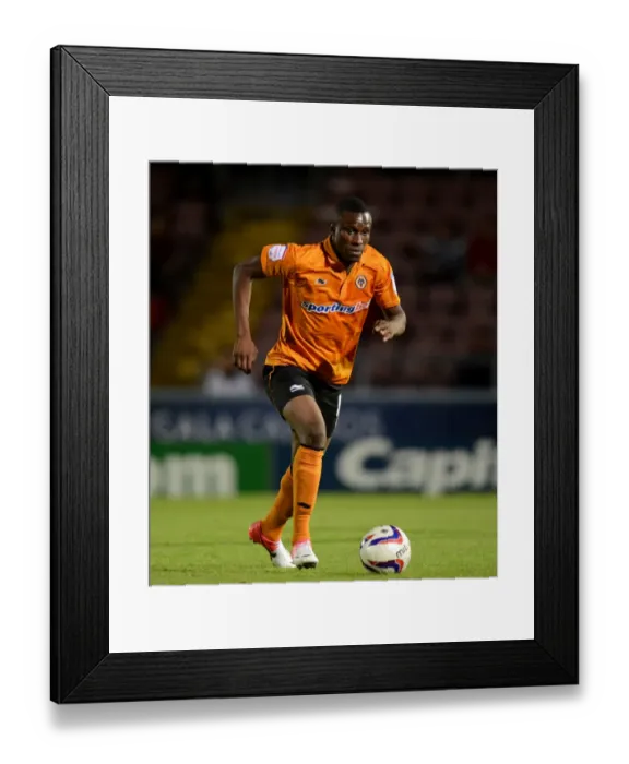 Framed Print : Razak Boukari Scores the Winning Goal: Wolverhampton Wanderers Triumph Over Northampton Town in Capital One Cup Round 2 Framed Print : Razak Boukari Scores the Winning Goal: Wolverhampton Wanderers Triumph Over Northampton Town in Capital One Cup Round 2