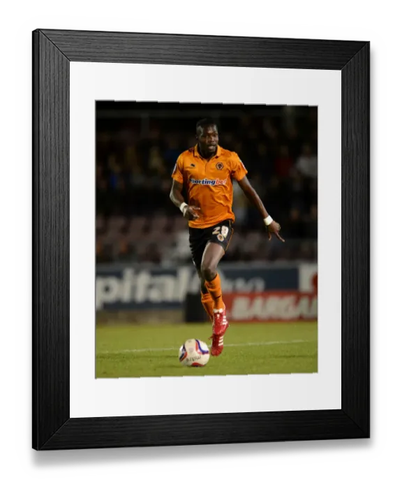 Framed Print : Tongo Doumbia's Stunner: Wolverhampton Wanderers vs Northampton Town in Capital One Cup Round 2 at Sixfields Stadium Framed Print : Tongo Doumbia's Stunner: Wolverhampton Wanderers vs Northampton Town in Capital One Cup Round 2 at Sixfields Stadium