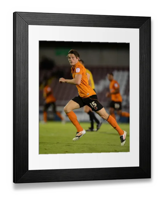 Framed Print : Wolverhampton Wanderers Sigurdarson Scores Stunner in Capital One Cup Upset over Northampton Town (30-08-2012)