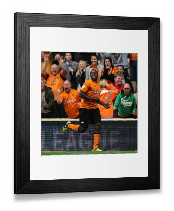 Framed Print : Sylvan Ebanks-Blake Scores the Opener: Wolves 1-0 Leicester City (September 16, 2012) Framed Print : Sylvan Ebanks-Blake Scores the Opener: Wolves 1-0 Leicester City (September 16, 2012)