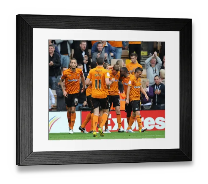 Framed Print : Wolverhampton Wanderers: Stearman Scores Second Goal Against Leicester City in Championship Match at Molineux (September 16, 2012)