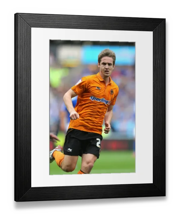 Framed Print : Showdown at Molineux: Kevin Doyle's Determined Performance - Wolverhampton Wanderers vs Leicester City (Npower Championship, September 16, 2012)