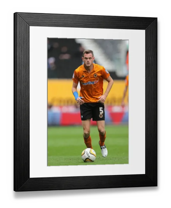 Framed Print : Championship Showdown at Molineux: Stearman's Determination - Wolverhampton Wanderers vs Leicester City