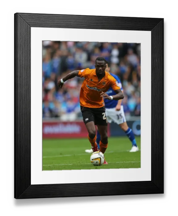 Framed Print : Intense Moment: Tongo Hamed Doumbia vs Leicester City Defense, Wolverhampton Wanderers (Npower Championship, 2012) Framed Print : Intense Moment: Tongo Hamed Doumbia vs Leicester City Defense, Wolverhampton Wanderers (Npower Championship, 2012)
