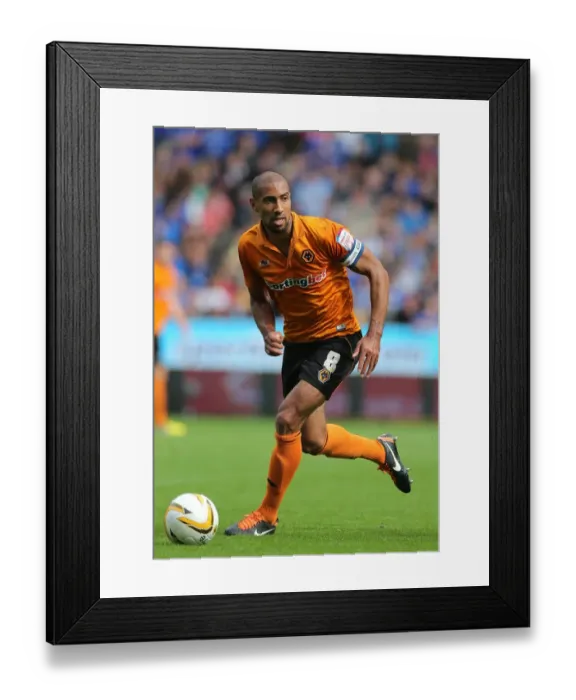 Framed Print : Karl Henry in Action: Wolverhampton Wanderers vs Leicester City - Npower Championship Showdown at Molineux (September 16, 2012)