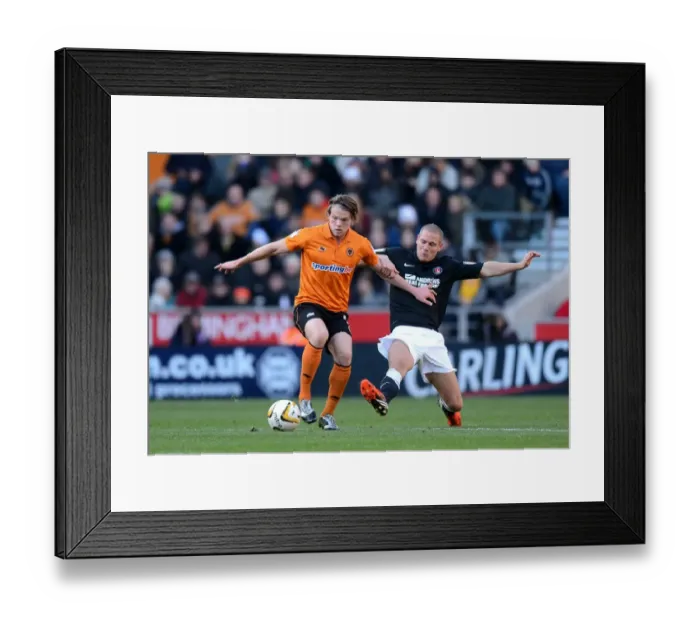 Framed Print : Intense Rivalry: Wolverhampton Wanderers vs Charlton Athletic - Npower Championship Showdown Framed Print : Intense Rivalry: Wolverhampton Wanderers vs Charlton Athletic - Npower Championship Showdown