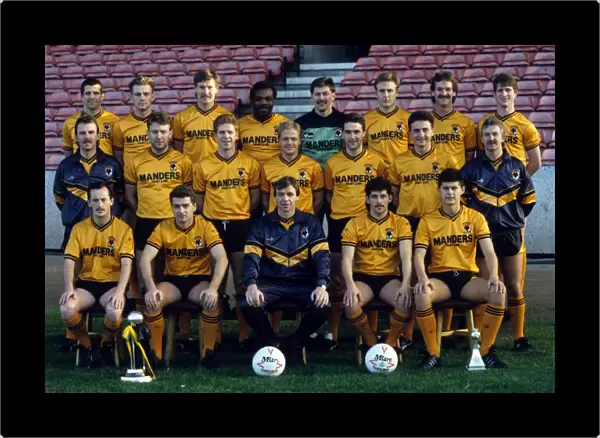 Wolves team 1988. Back row Steve Bull, Nicky Clarke, Gary Bellamy, Flyd Streete