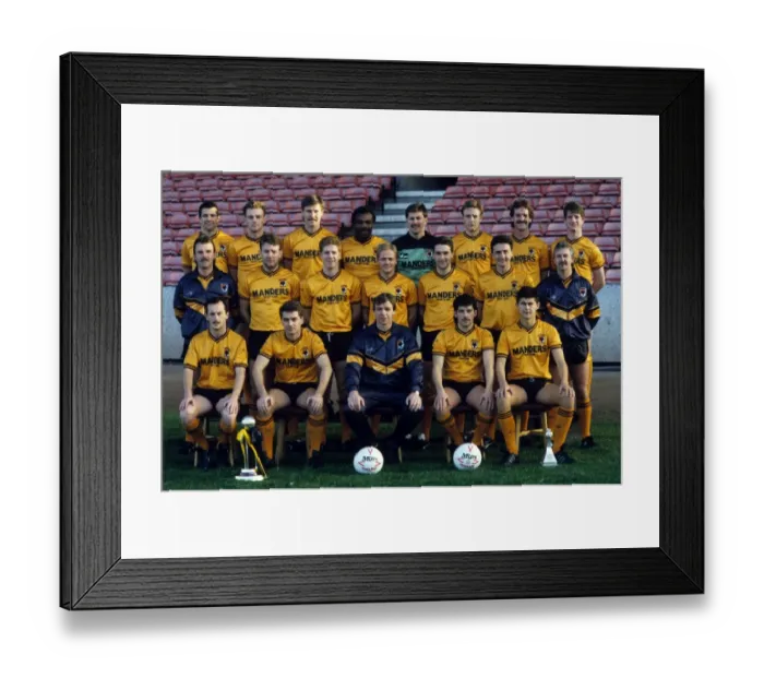 Framed Print : Wolves team 1988. Back row Steve Bull, Nicky Clarke, Gary Bellamy, Flyd Streete Framed Print : Wolves team 1988. Back row Steve Bull, Nicky Clarke, Gary Bellamy, Flyd Streete