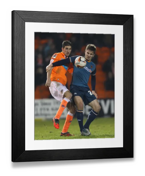 Framed Print : Intense Clash: Chris Basham vs. Kevin Doyle - Blackpool vs. Wolverhampton Wanderers, Npower Championship (December 21, 2012 - Bloomfield Road) Framed Print : Intense Clash: Chris Basham vs. Kevin Doyle - Blackpool vs. Wolverhampton Wanderers, Npower Championship (December 21, 2012 - Bloomfield Road)