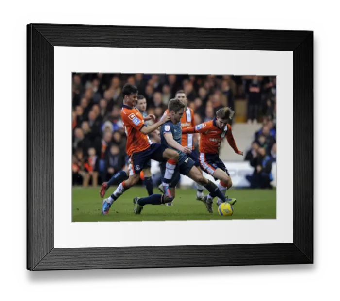 Framed Print : Intense FA Cup Clash: Wolverhampton Wanderers vs. Luton Town - Battle of Smith, O'Donnell, and Doyle Framed Print : Intense FA Cup Clash: Wolverhampton Wanderers vs. Luton Town - Battle of Smith, O'Donnell, and Doyle