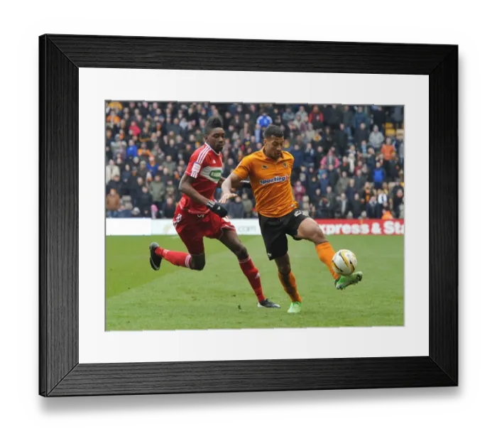 Framed Print : Championship Showdown: Wolverhampton Wanderers vs. Middlesbrough - A Battle for Supremacy Framed Print : Championship Showdown: Wolverhampton Wanderers vs. Middlesbrough - A Battle for Supremacy
