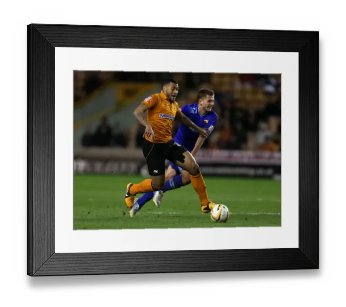 Framed Print : Clash between Davis and Abdi: Wolverhampton Wanderers vs. Watford, Npower Championship (Molineux, 01-03-2013) Framed Print : Clash between Davis and Abdi: Wolverhampton Wanderers vs. Watford, Npower Championship (Molineux, 01-03-2013)