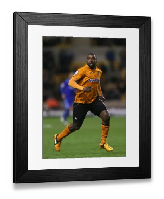 Framed Print : Sylvan Ebanks-Blake in Action: Wolves vs. Watford (Championship Match, Molineux, 2013) Framed Print : Sylvan Ebanks-Blake in Action: Wolves vs. Watford (Championship Match, Molineux, 2013)