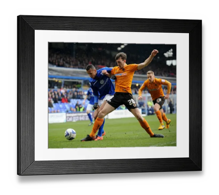 Framed Print : Morrison vs. Robinson Clash: Wolverhampton Wanderers vs. Birmingham City, Championship Battle (April 2013) Framed Print : Morrison vs. Robinson Clash: Wolverhampton Wanderers vs. Birmingham City, Championship Battle (April 2013)