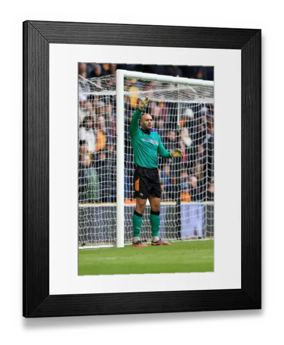 Framed Print : Ikeme's Heroic Performance: Wolverhampton Wanderers vs. Cardiff City in Championship Showdown (Molineux, 24-02-2013) Framed Print : Ikeme's Heroic Performance: Wolverhampton Wanderers vs. Cardiff City in Championship Showdown (Molineux, 24-02-2013)