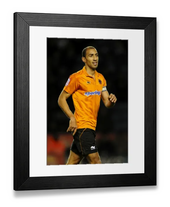 Framed Print : Karl Henry Leads Wolverhampton Wanderers in Championship Battle at Leicester City's King Power Stadium (31-01-2013) Framed Print : Karl Henry Leads Wolverhampton Wanderers in Championship Battle at Leicester City's King Power Stadium (31-01-2013)