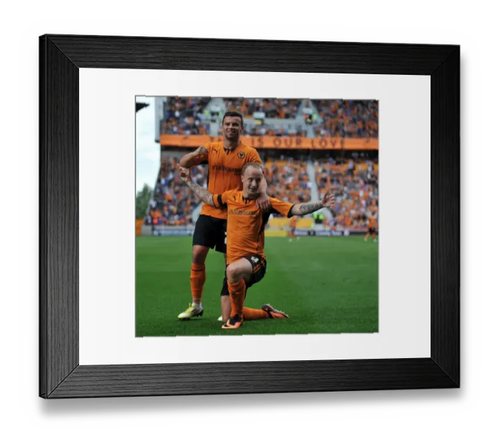 Framed Print : Leigh Griffiths Brace: Wolverhampton Wanderers Thrash Gillingham in Sky Bet League One (2013) Framed Print : Leigh Griffiths Brace: Wolverhampton Wanderers Thrash Gillingham in Sky Bet League One (2013)