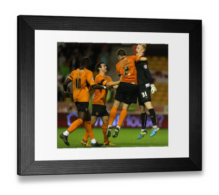 Framed Print : Wolverhampton Wanderers: Johnstones Paint Trophy Penalty Shootout Triumph Over Walsall - McCarey's Heroics Framed Print : Wolverhampton Wanderers: Johnstones Paint Trophy Penalty Shootout Triumph Over Walsall - McCarey's Heroics