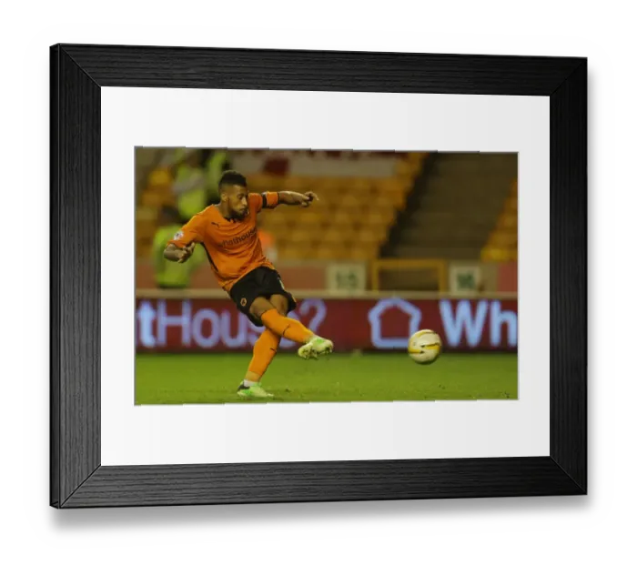 Framed Print : Wolverhampton Wanderers: Davis Scores the Winning Penalty in Johnstones Paint Trophy Final against Walsall (September 3, 2013) Framed Print : Wolverhampton Wanderers: Davis Scores the Winning Penalty in Johnstones Paint Trophy Final against Walsall (September 3, 2013)