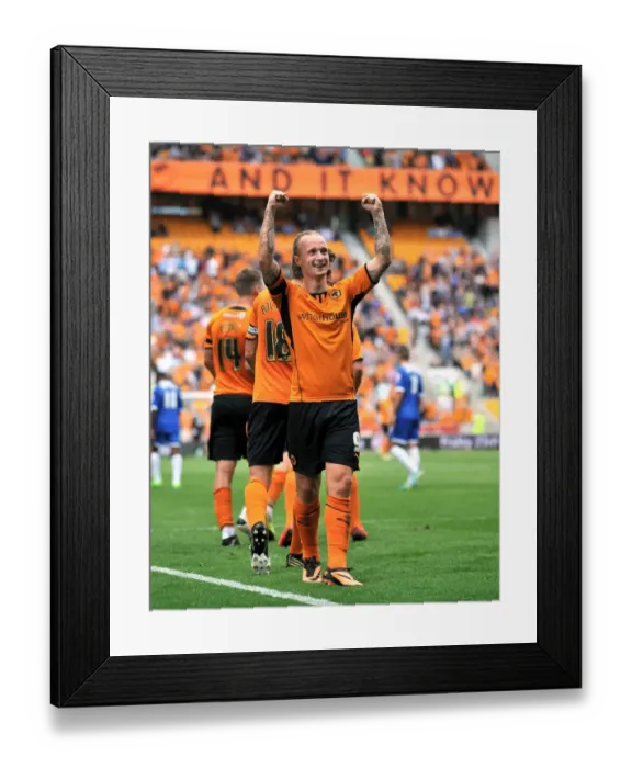 Framed Print : Wolverhampton Wanderers: Leigh Griffiths Brace Powers 4-0 Crush of Gillingham (Sky Bet League One, 2013)