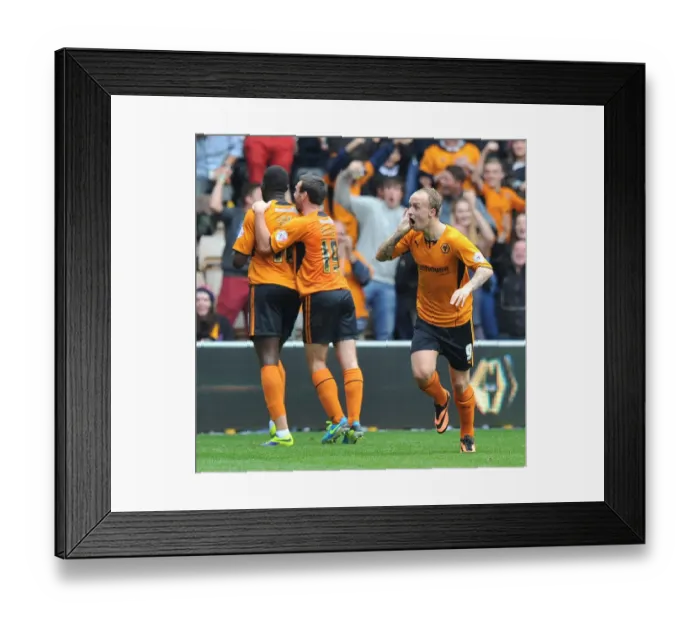 Framed Print : Leigh Griffiths Scores First Goal for Wolverhampton Wanderers vs. Sheffield United in Sky Bet League One (September 2013) Framed Print : Leigh Griffiths Scores First Goal for Wolverhampton Wanderers vs. Sheffield United in Sky Bet League One (September 2013)