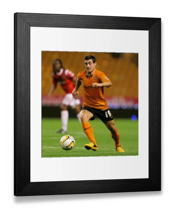 Framed Print : John Price of Wolverhampton Wanderers in Action during the Johnstones Paint Trophy Match against Walsall at Molineux (September 3, 2013) Framed Print : John Price of Wolverhampton Wanderers in Action during the Johnstones Paint Trophy Match against Walsall at Molineux (September 3, 2013)