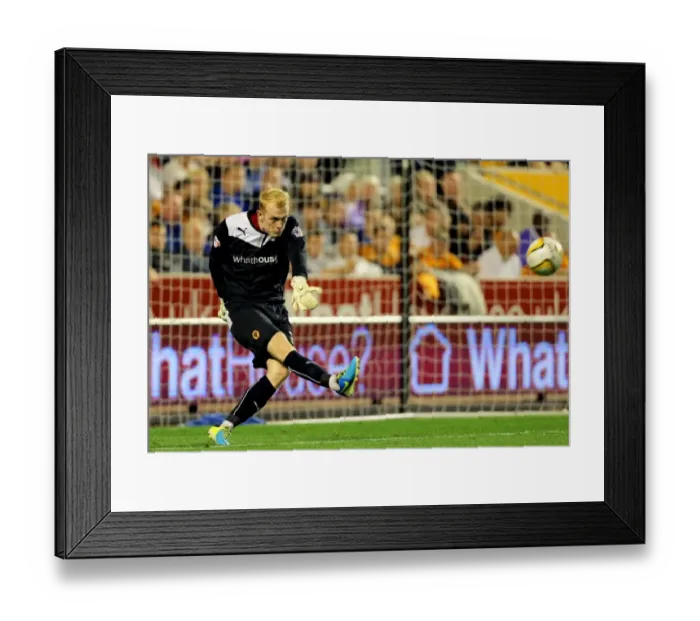 Framed Print : McCarey's Unyielding Performance: Wolves vs. Walsall in Johnstones Paint Trophy Showdown at Molineux Framed Print : McCarey's Unyielding Performance: Wolves vs. Walsall in Johnstones Paint Trophy Showdown at Molineux