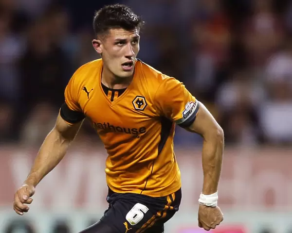 Johnstones Paint Trophy: Danny Batth of Wolverhampton Wanderers vs. Walsall at Molineux (September 3, 2013)